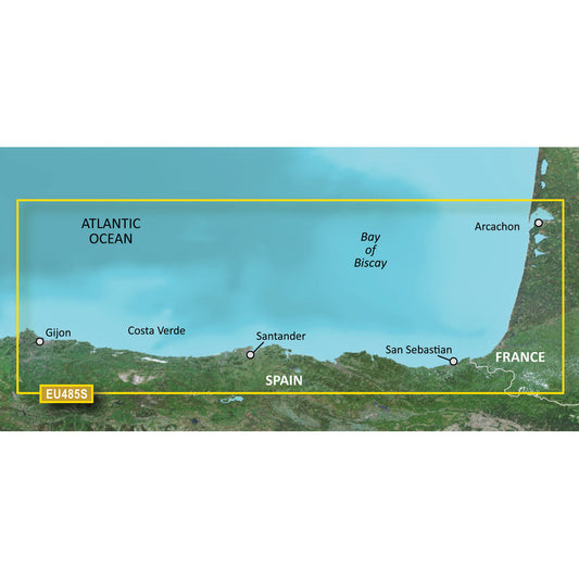 Garmin BlueChart&reg; g3 Vision&reg; HD - VEU485S - Fuenterrabia to Gijon - microSD&trade;/SD&trade;
