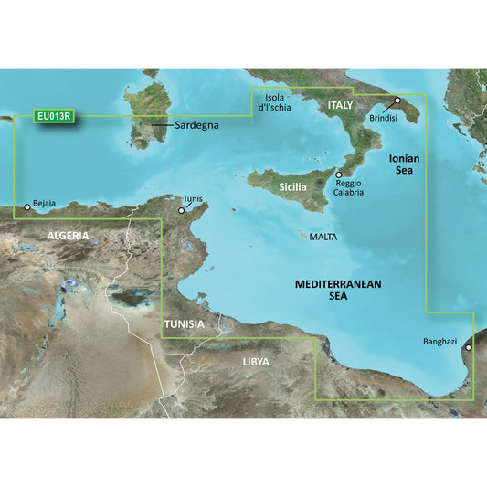 Garmin BlueChart&reg; g3 HD - HXEU013R - Italy Southwest &amp; Tunisia - microSD&trade;/SD&trade;