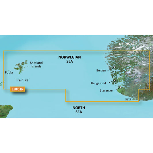 Garmin BlueChart&reg; g3 HD - HXEU051R - Lista - Sognefjorden - microSD&trade;/SD&trade;