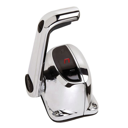 Uflex&nbsp;Single Lever Top Mount Control w/Neutral Lock &amp; Trim Switch - Chrome