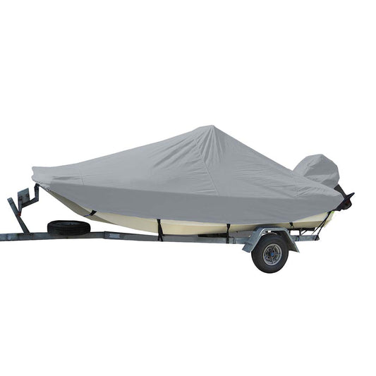 Carver Sun-DURA&reg; Styled-to-Fit Boat Cover f/16.5&#39; Bay Style Center Console Fishing Boats - Grey