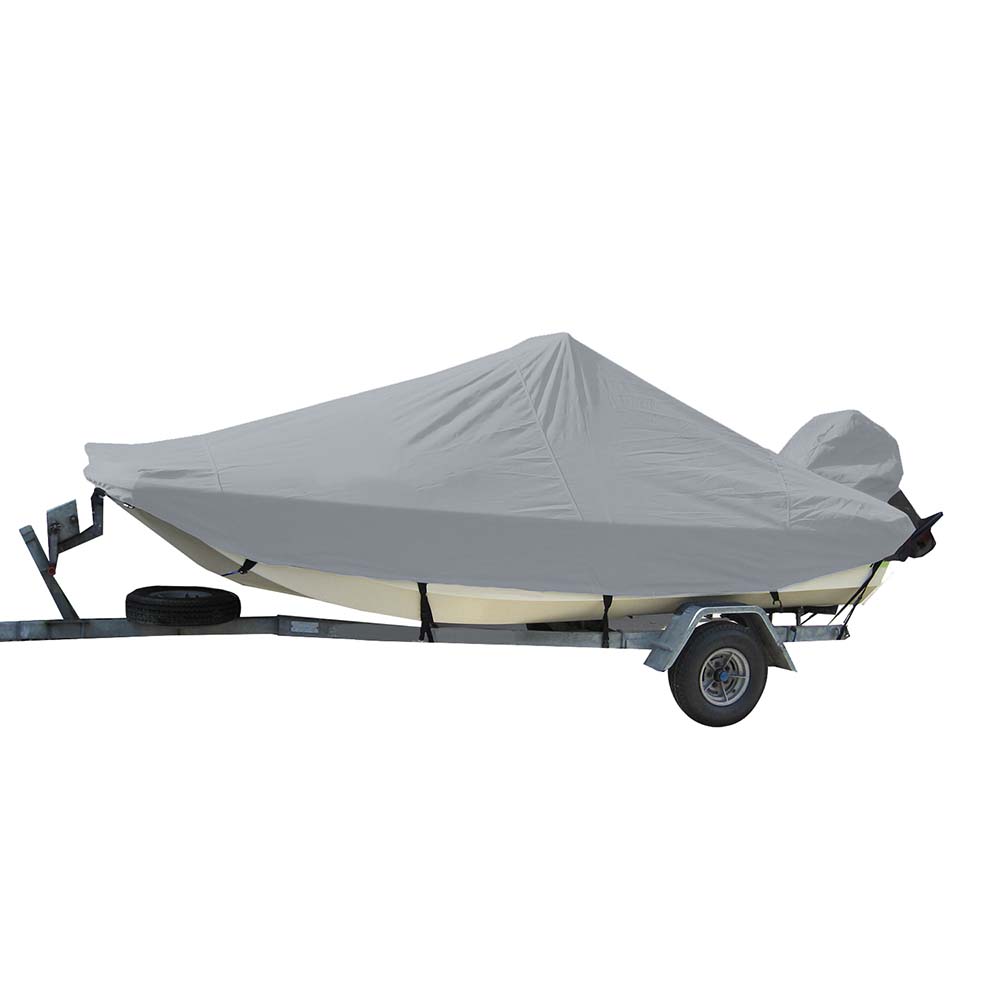 Carver Sun-DURA&reg; Styled-to-Fit Boat Cover f/19.5&#39; Bay Style Center Console Fishing Boats - Grey