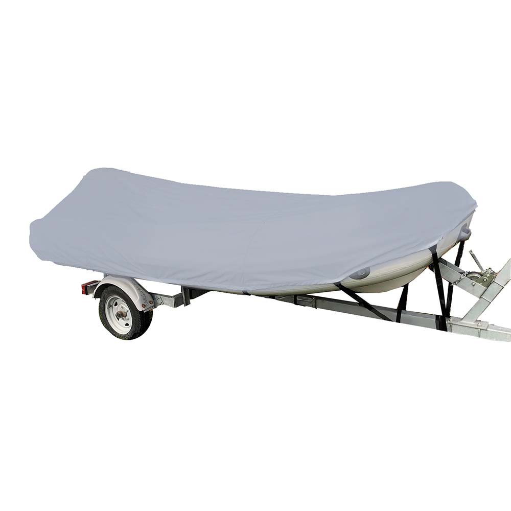 Carver Poly-Flex II Styled-to-Fit Boat Cover f/11.5&#39; Blunt Nose Inflatable Boats - Grey