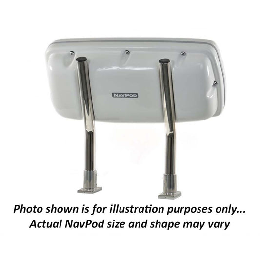NavPod SystemPod Pre-Cut f/Garmin GPSMAP&reg; 8412xsv &amp; 8612xsv on Right &amp; 2 Additional Instruments (3.6&Prime; holes) on Left f/9.5&Prime; Wide Guard