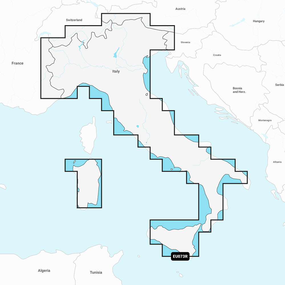Garmin Navionics+ NSEU073R - Italy Lakes &amp; Rivers - Marine Chart