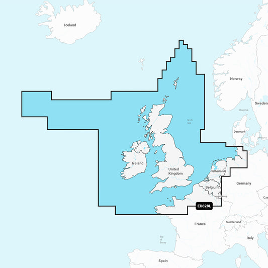 Garmin Navionics+ NSEU628L - U.K., Ireland &amp; Holland - Marine Chart