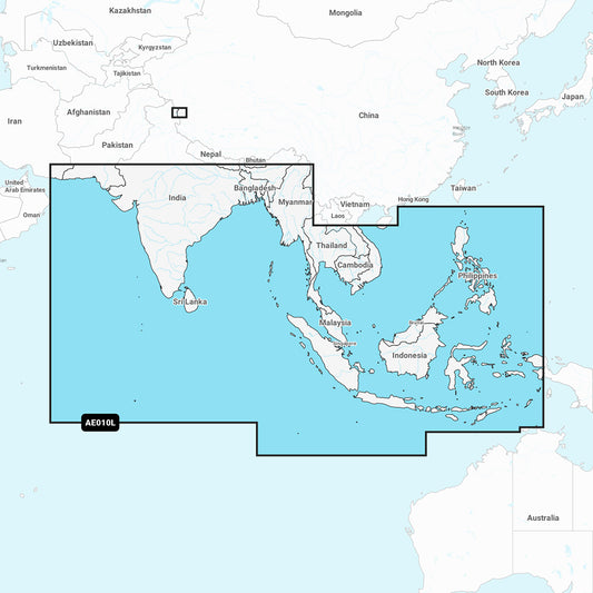 Garmin Navionics Vision+ NVAE010L - Indian Ocean &amp; South China Sea - Marine Chart