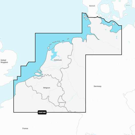 Garmin Navionics Vision+ NVEU076R - Benelux &amp; Germany, West - Marine Chart