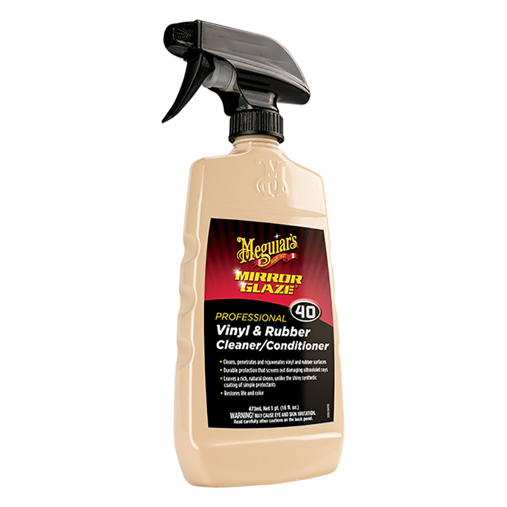 Meguiar's M40 Mirror Glaze Vinyl &amp; Rubber Cleaner &amp; Conditioner - 16oz