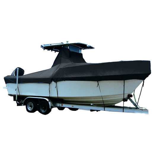 Taylor Made T-Top Boat Cover 25&#39;-5" to 26&#39;-4" x 102&rdquo; - Black