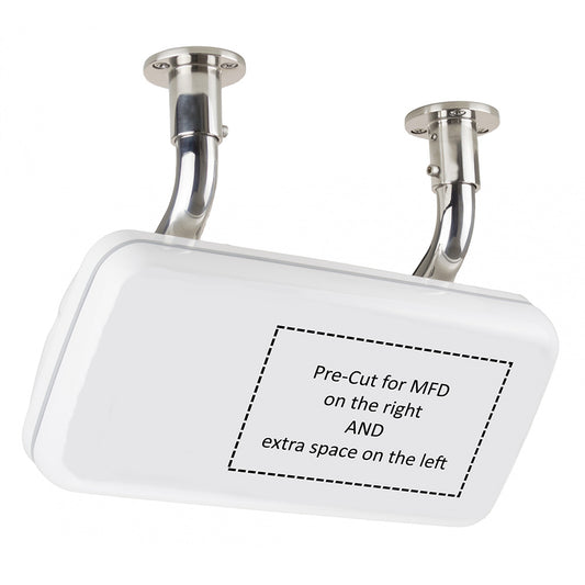 NavPod SystemPod Pre-Cut f/Garmin GPSMAP&reg; 723/723xsv/743/743xsv On Right &amp; Extra Space On Left f/9.5" Wide Guard