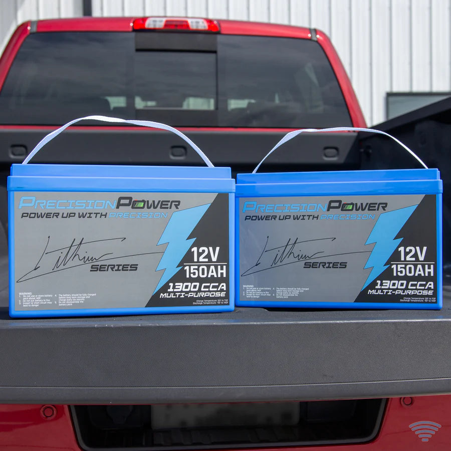 Precision Power Lithium 12V 150Ah Multi-Purpose Cranking Smart Battery